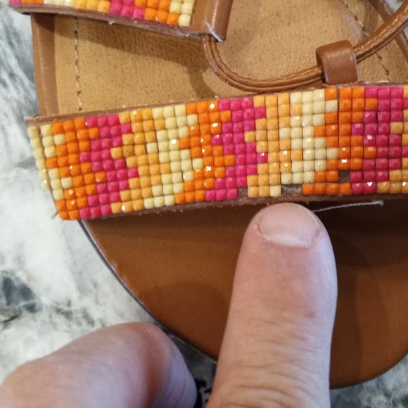 KENNETH COLE REACTION GLADIATOR SANDALS FLAWED - Picture 2 of 8